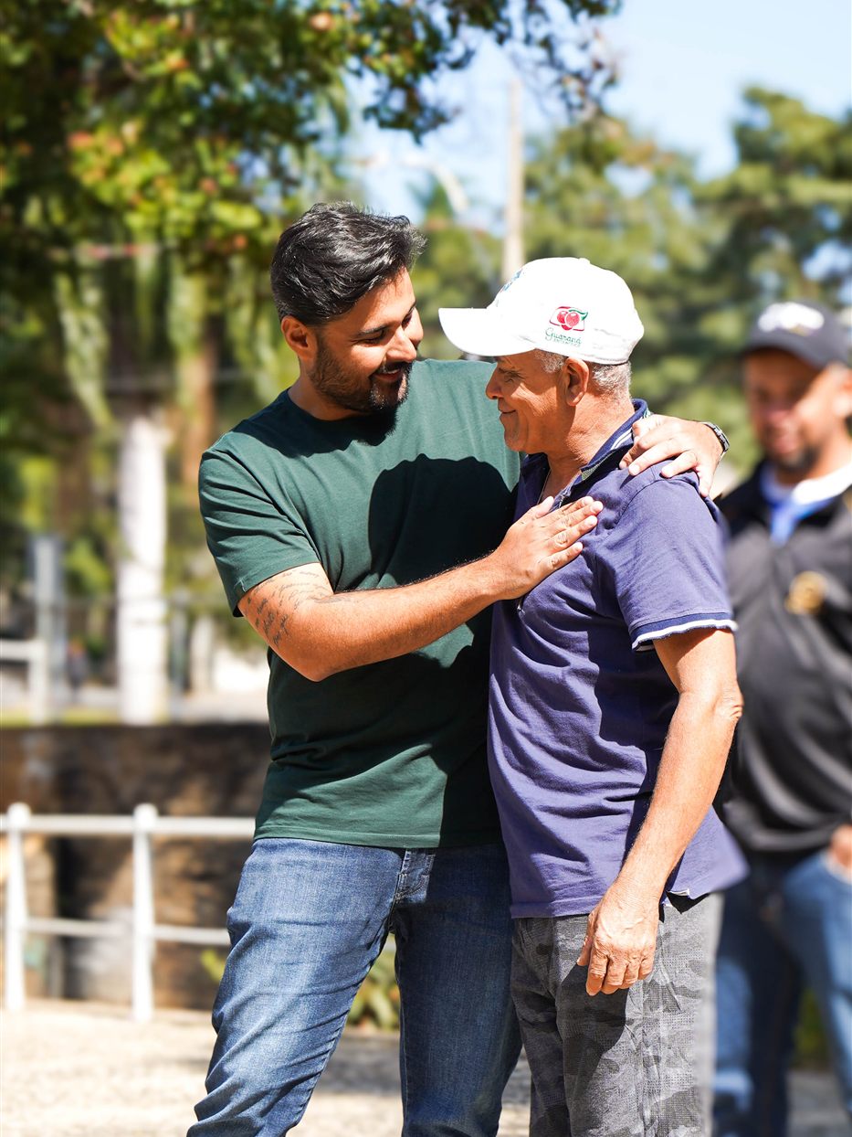 Igor Eto em visita ao interior de Minas Gerais